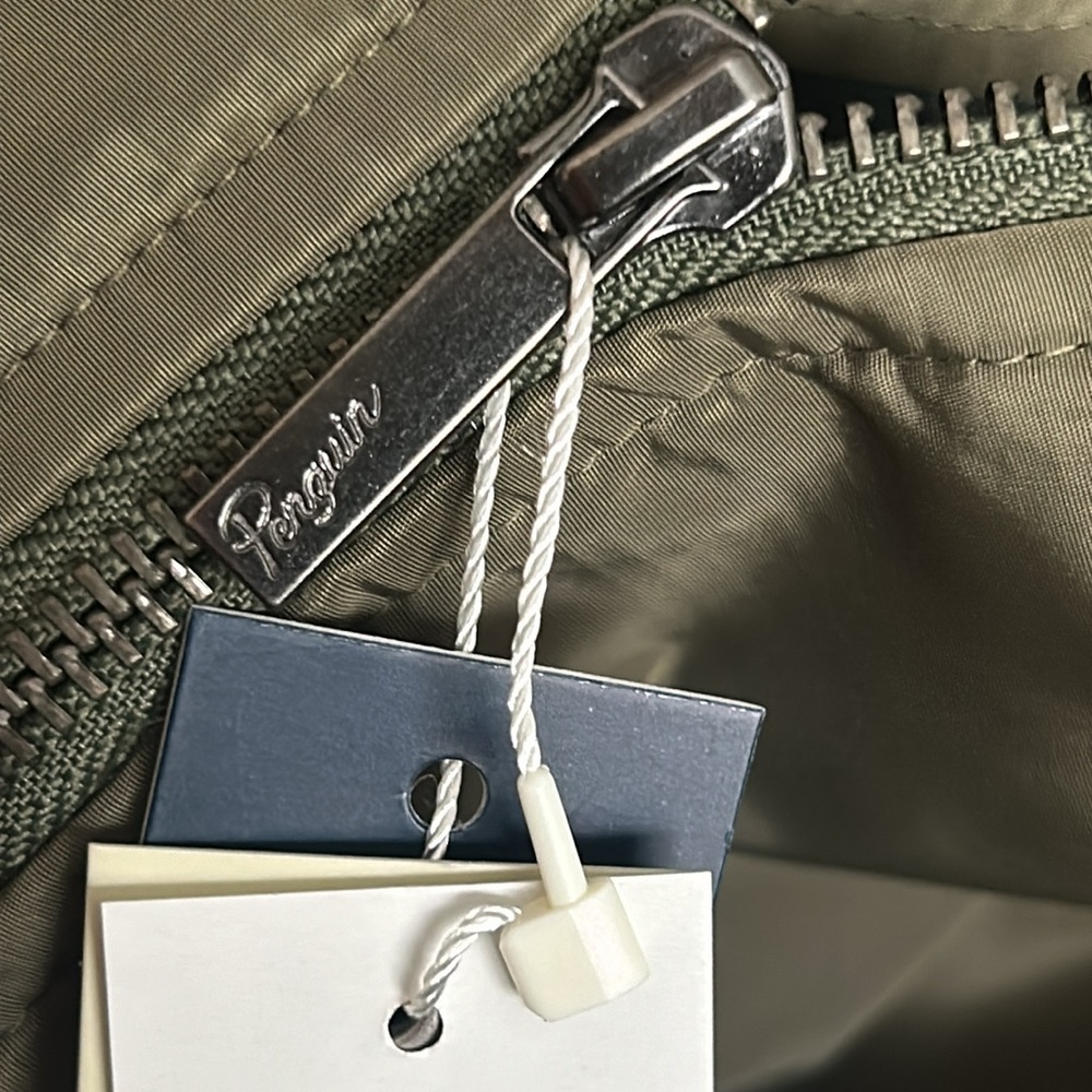 NWT Penguin olive bomber jacket - Picture 11 of 14